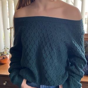 Green sweater